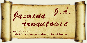 Jasmina Arnautović vizit kartica